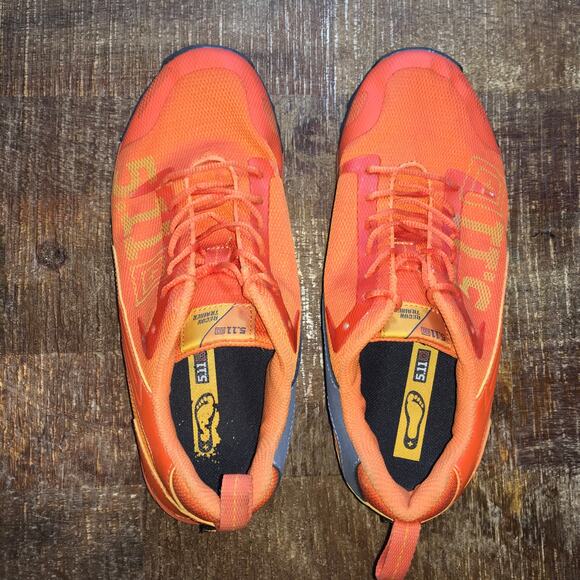 5.11 Tactical Recon Trainer Shoe Womens 8 Orange Sneaker All Terrain Workout - Picture 4 of 8